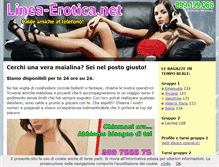 Tablet Screenshot of linea-erotica.net